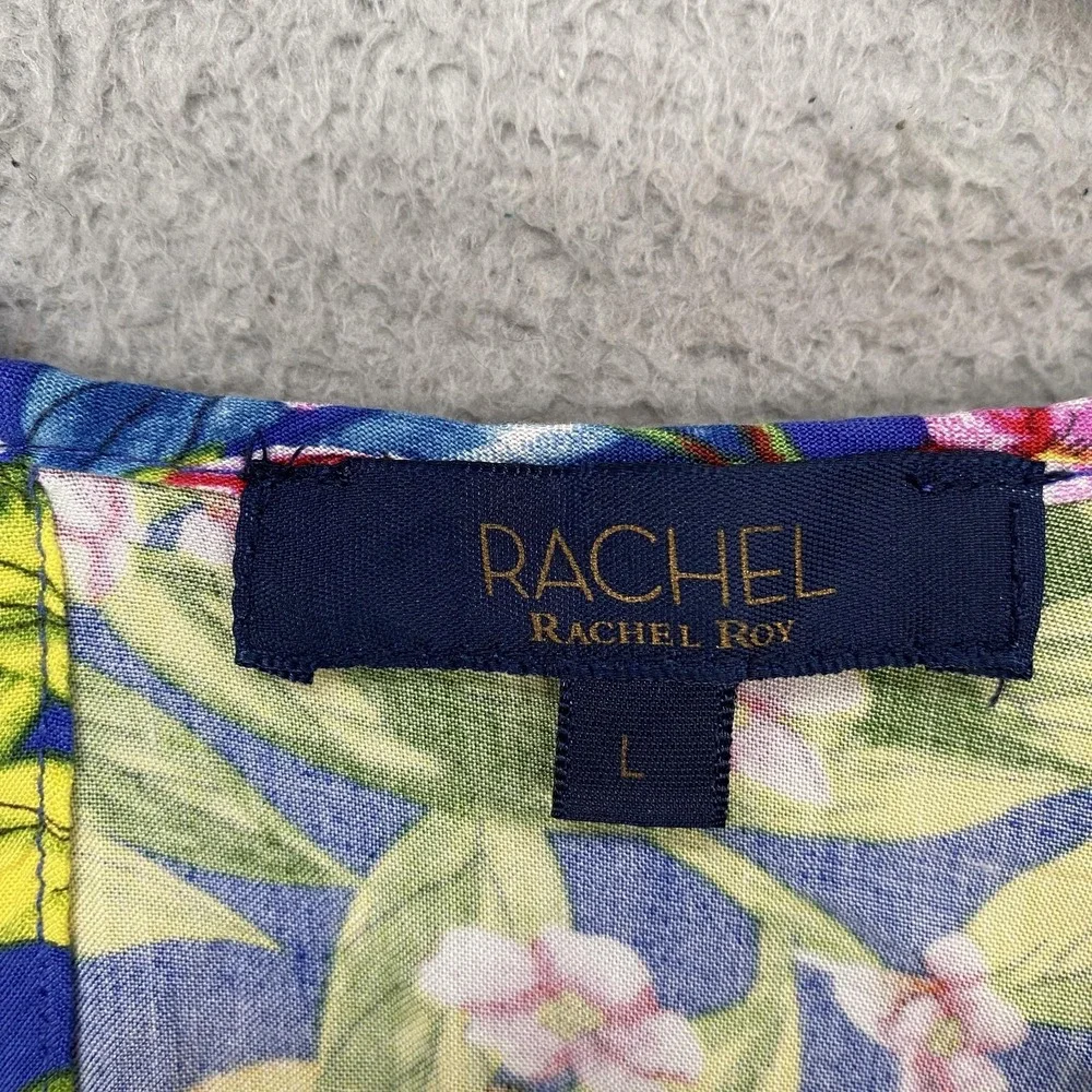 Rachel Roy 2 Piece Set Womens Large Tropical Hawaiian Cruise Resort Vacation - Picture 12 of 16